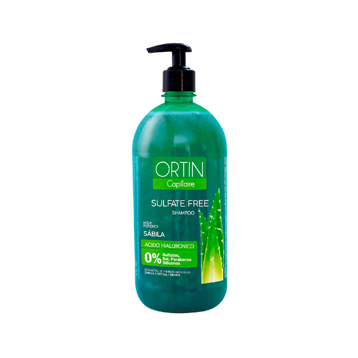 SHAMPOO ORTIN ALTA POTENCIA EN SÁBILA - LA COOPER 1LT