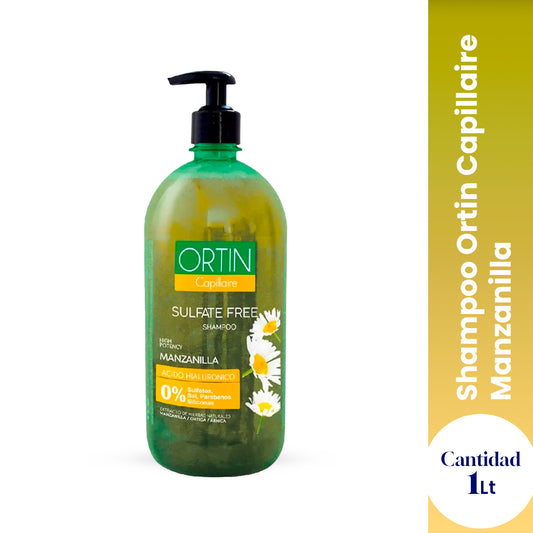 Shampoo Ortin alta potencia en Manzanilla 1lt